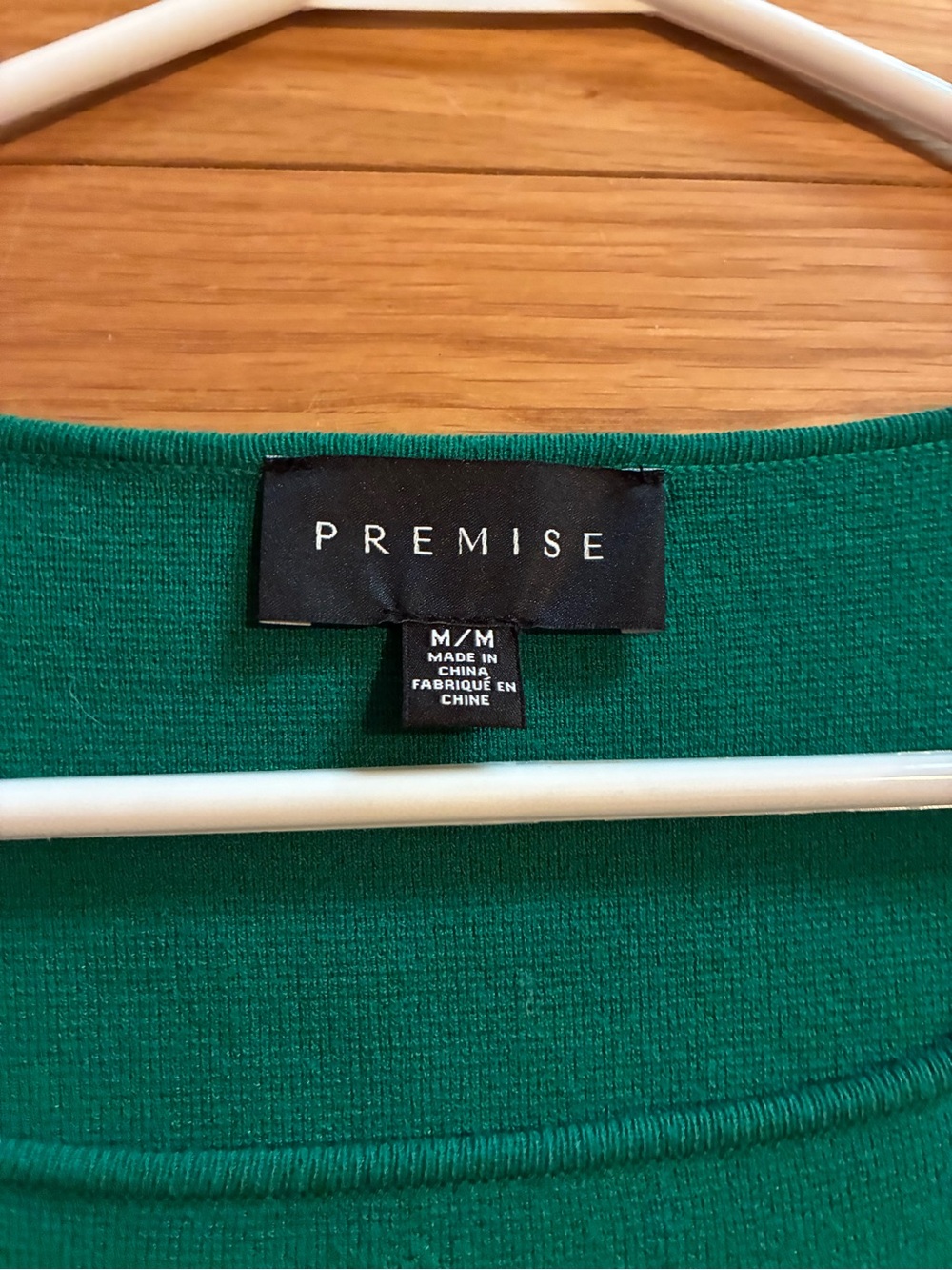 Premise Emerald Green Square-Neck Short Sleeve Pullover - Picture 4 of 6